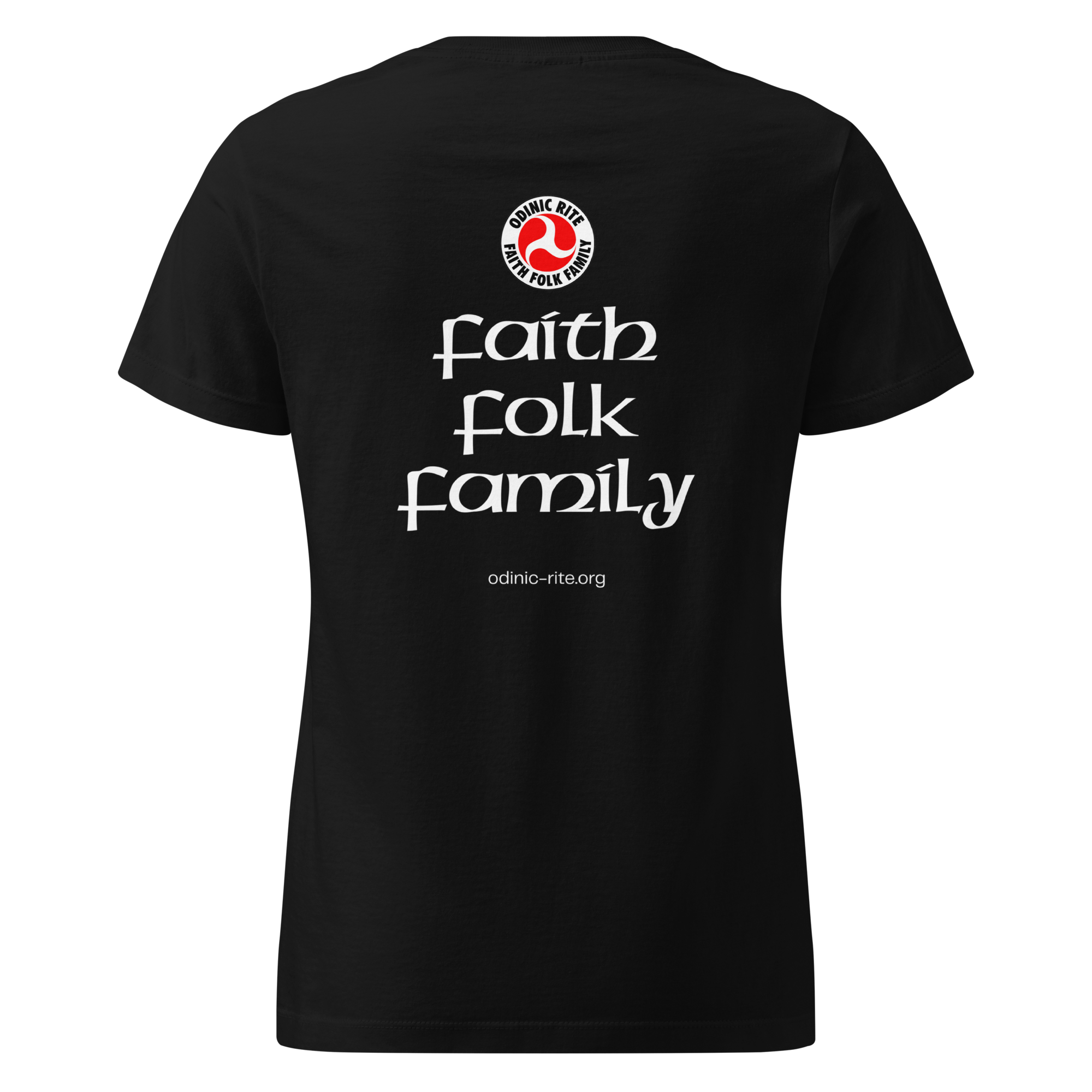 Women’s 'Odinism - Our Eternal Faith' t-shirt (with backprint) - Image 2