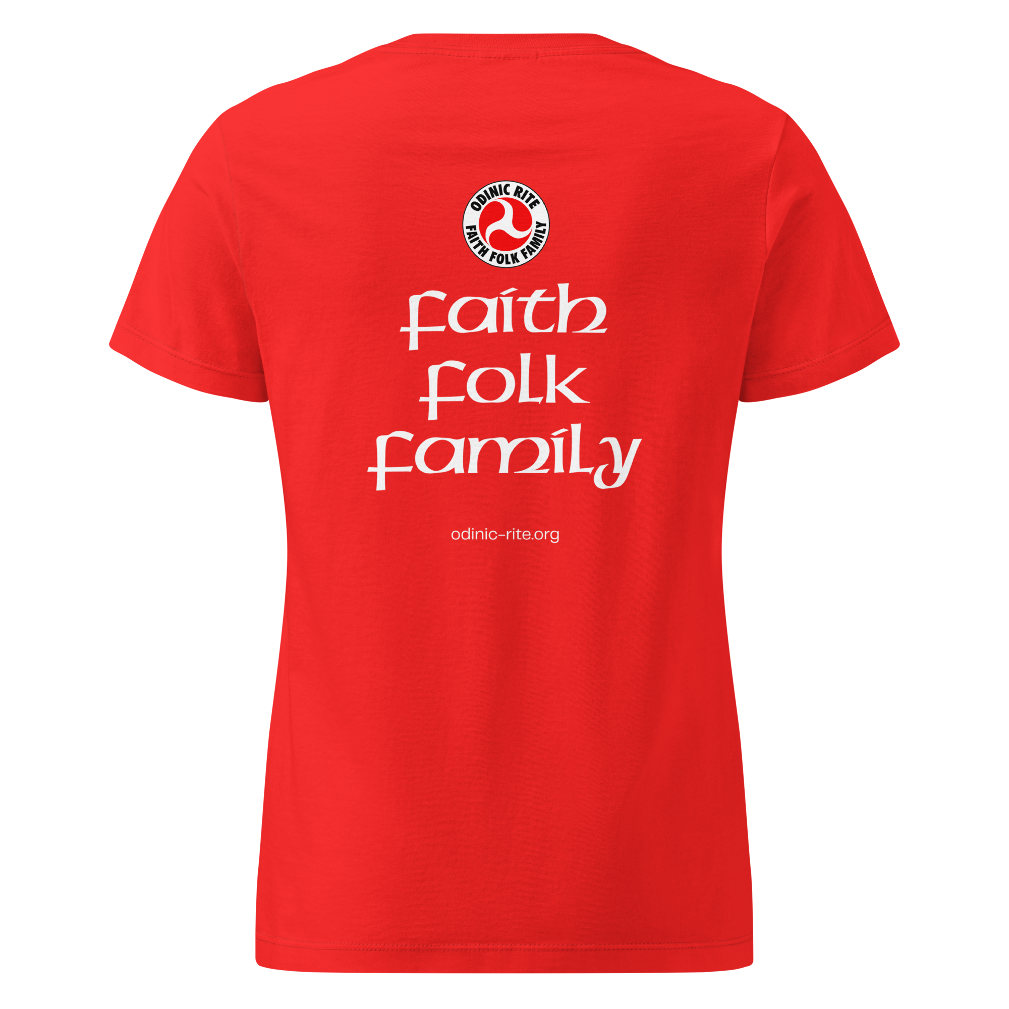 Women’s 'Odinism - Our Eternal Faith' t-shirt (with backprint) - Image 6